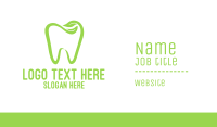 Green Tooth Business Card example 1