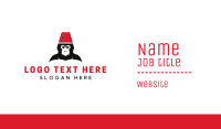 Turkish Hat Monkey Business Card