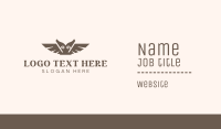 Brown Ancient Owl Business Card