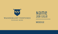 Classic Banner Lettermark  Business Card