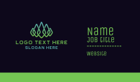 Green Crown Business Card example 1