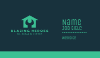 Wrench House Repair Business Card Image Preview