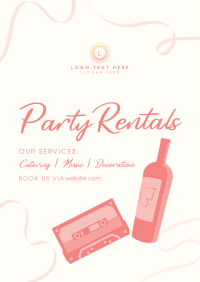 Wine and Music Flyer