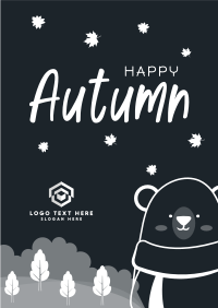 Bear in Autumn Flyer