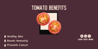 Tomato Benefits Twitter Post