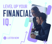 Business Financial Podcast Facebook Post