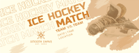 Ice Hockey Versus Match Facebook Cover Image Preview