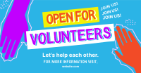 Volunteer Helping Hands Facebook Ad