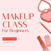 Beginner Make Up Class Instagram Post Design