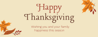 Happy Thanksgiving Facebook Cover