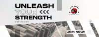 Fitness Gym Facebook Cover Image Preview