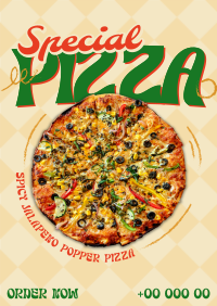 Special Retro Pizzeria Poster