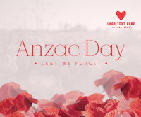 Anzac Flowers Facebook Post