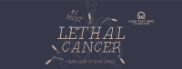 Lethal Lung Cancer Facebook Cover Design