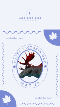 Moose Stamp Facebook Story