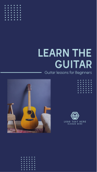 Guitar Class Facebook Story Design