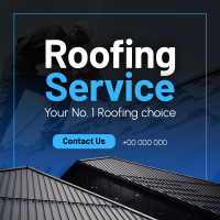 Roofing Service Instagram Post Image Preview