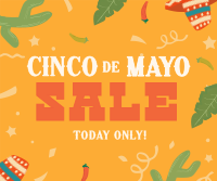 Cinco De Mayo Confetti Sale Facebook Post