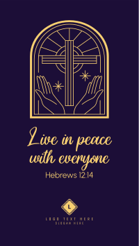 Peace Bible Verse Instagram Story