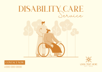 Support the Disabled Postcard