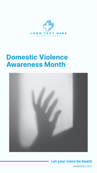 Domestic Violence Month Facebook Story