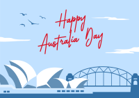 Happy Australia Day Postcard