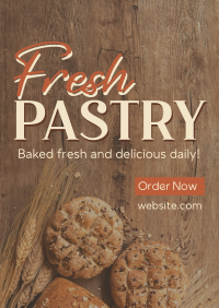 Rustic Pastry Bakery Poster