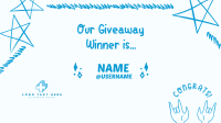 Giveaway Winner Announcement Facebook Event Cover