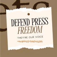 Defend Press Freedom Instagram Post