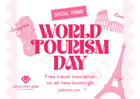 World Tourism Day Promo Postcard