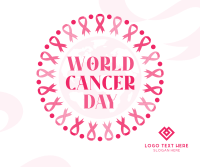 Cancer Day Ribbon Facebook Post