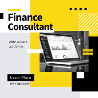 Modern Finance Consultant Instagram Post Design