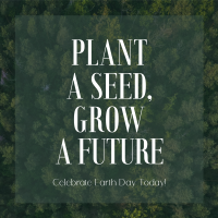 Plant Seed Grow Future Earth Instagram Post