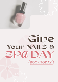 Nail Spa Day Poster