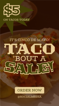 Cinco De Mayo Taco Instagram Story