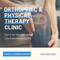Orthopedic and Physical Therapy Clinic Linkedin Post
