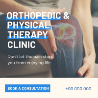 Orthopedic and Physical Therapy Clinic Linkedin Post Design