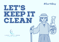 Clean the Planet Postcard