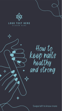 How to keep nails healthy Facebook Story