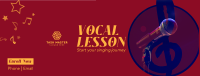 Vocal Lesson Facebook Cover Image Preview