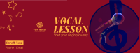 Vocal Lesson Facebook Cover Image Preview