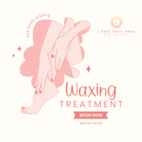 Leg Waxing Instagram Post Design