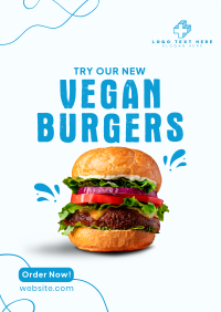 Vegan Burger Buns  Flyer