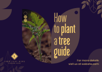 Plant Trees Guide Postcard