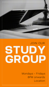 Chill Study Group Facebook Story