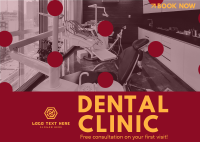 Modern Dental Clinic Postcard