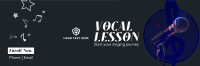 Vocal Lesson Twitter Header Image Preview