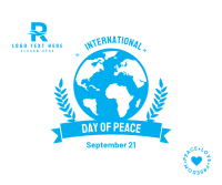 International Day of Peace Facebook Post