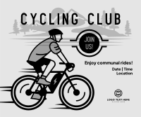 Fitness Cycling Club Facebook Post