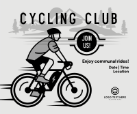 Fitness Cycling Club Facebook Post